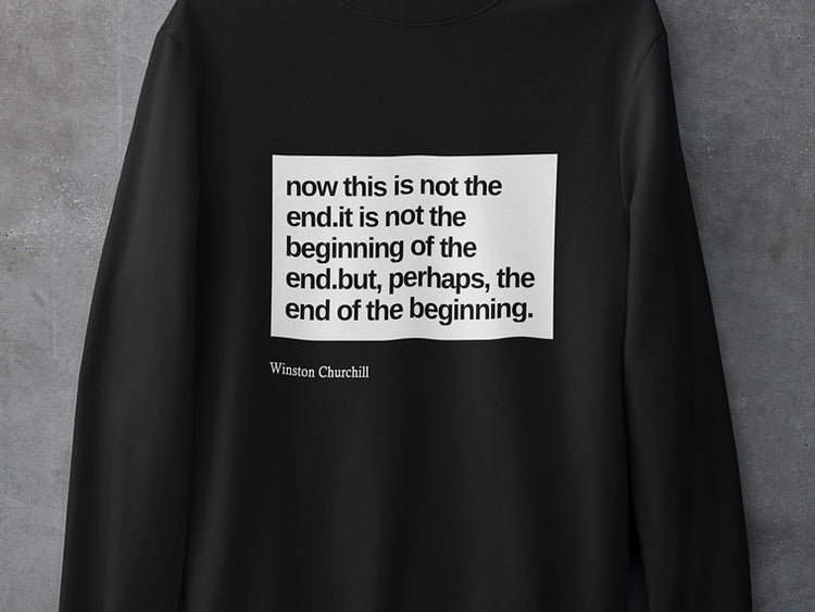 Now this is not the end