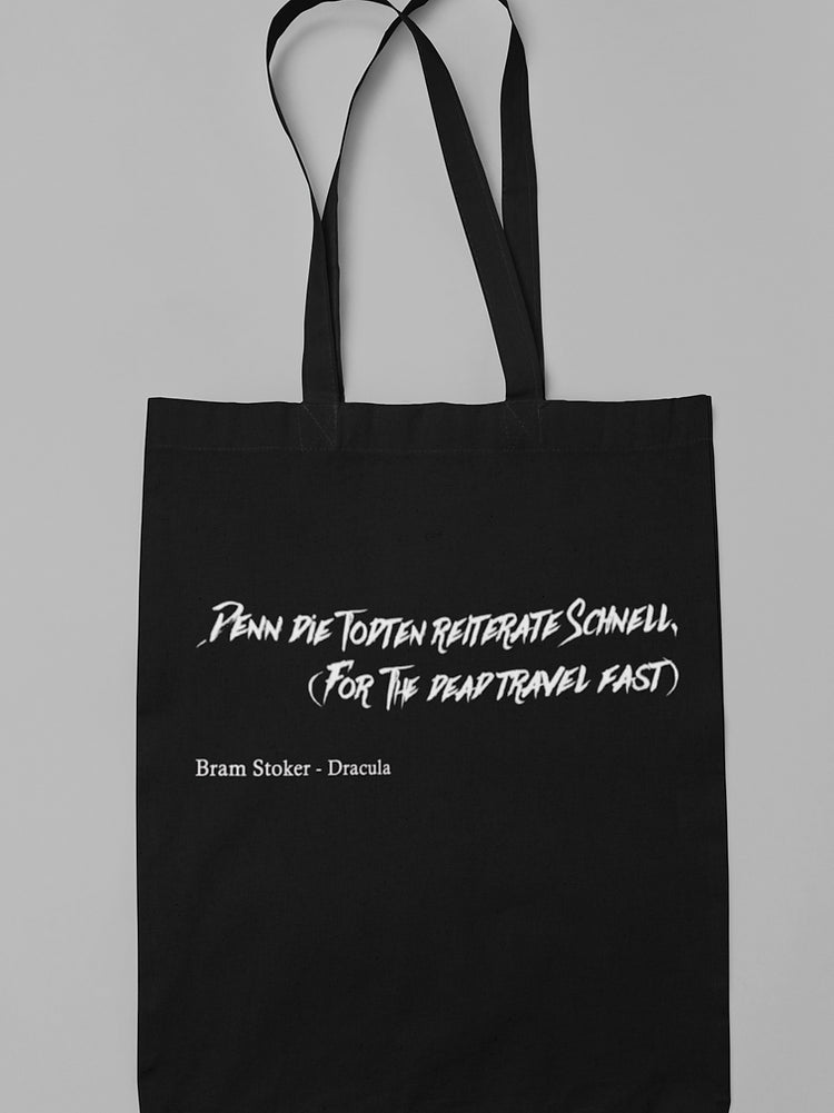 For the dead travel fast