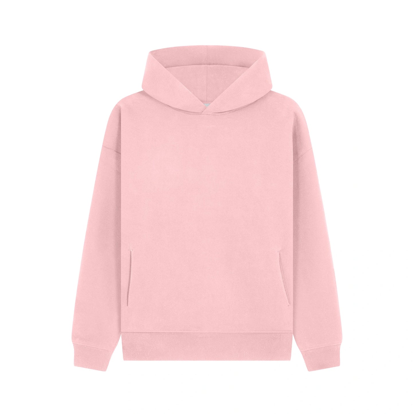 BABY PINK GEMINI - Peach Finish Oversized Hoodie with OUTLINE Text