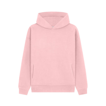 BABY PINK GEMINI - Peach Finish Oversized Hoodie with OUTLINE Text