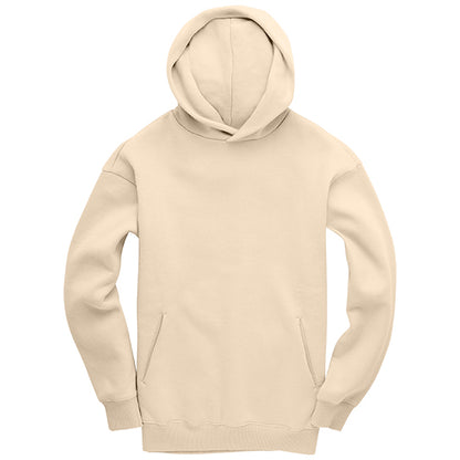 IVORY GEMINI - Peach Finish Oversized Hoodie with OUTLINE Text
