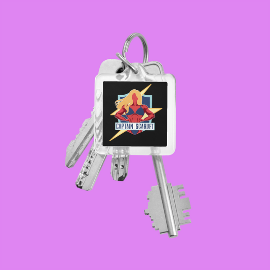 Captain Scarlift Keyring