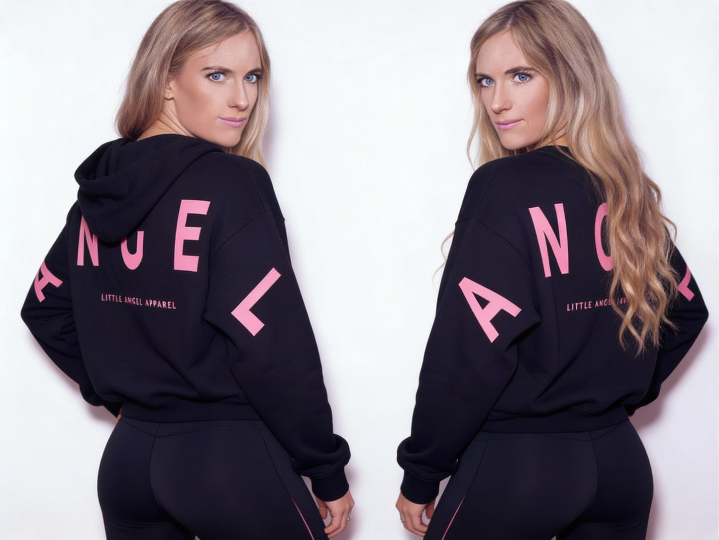 BLACK GEMINI - Peach Finish Oversized Hoodie with Solid Text (Copy)
