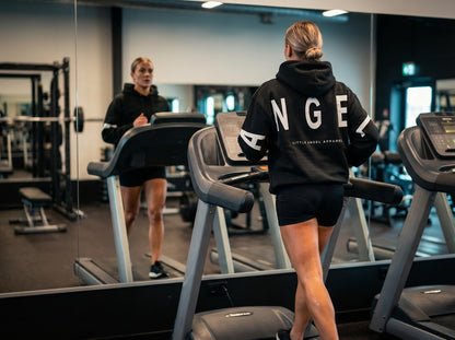 BLACK GEMINI - Peach Finish Oversized Hoodie with Solid Text (Copy)
