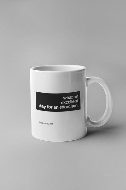 What an excellent day for an exorcism