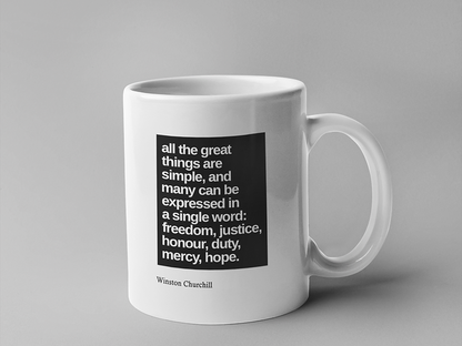 All the great things are simple