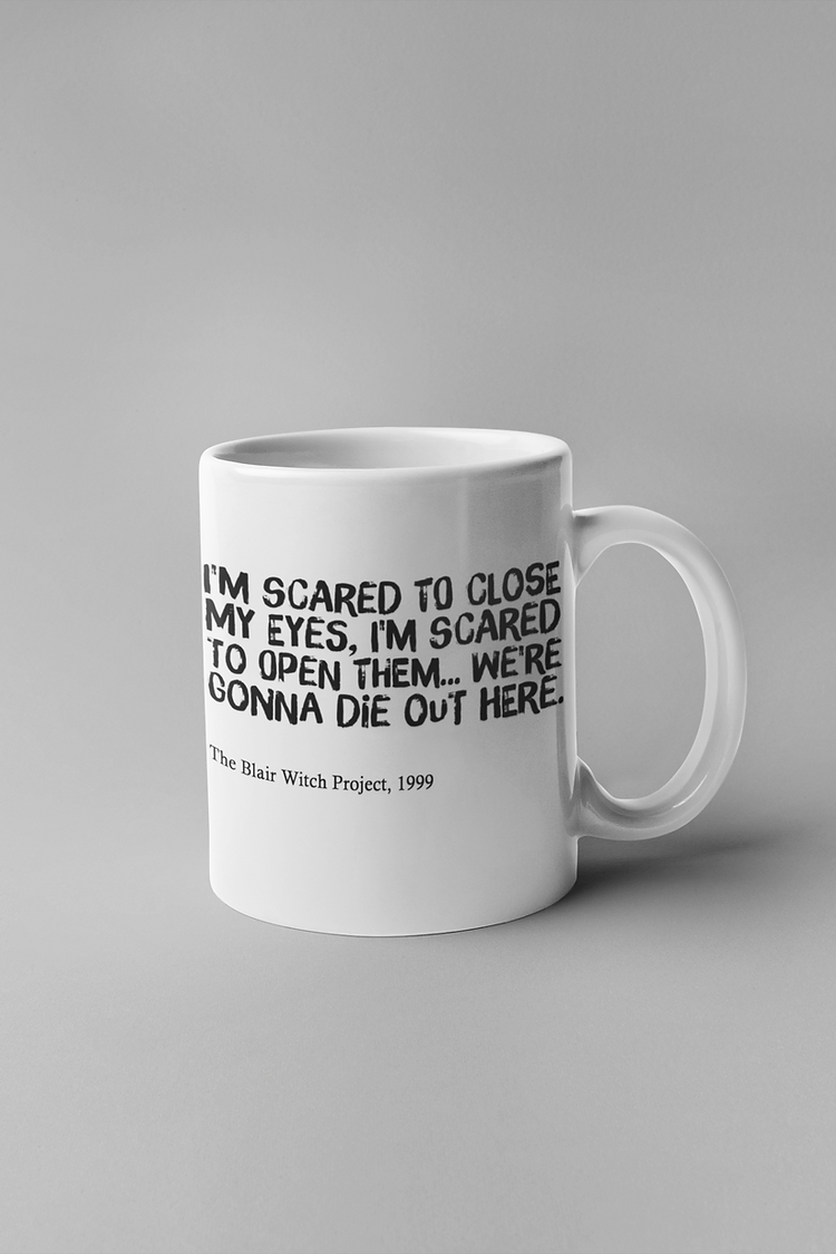 I'm scared to close my eyes