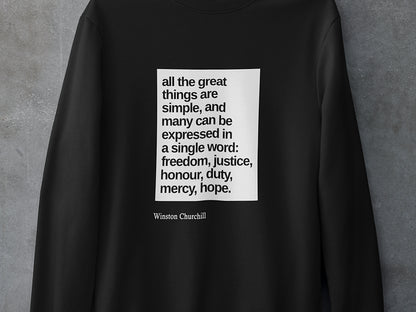 All the great things are simple