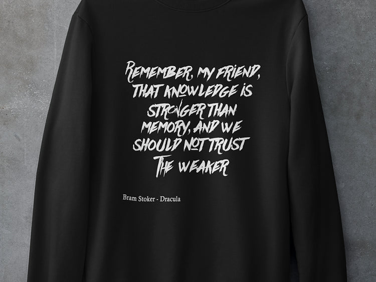 Remember my friend that knowledge