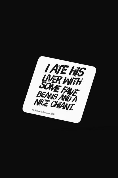 I ate his liver with some fava beans