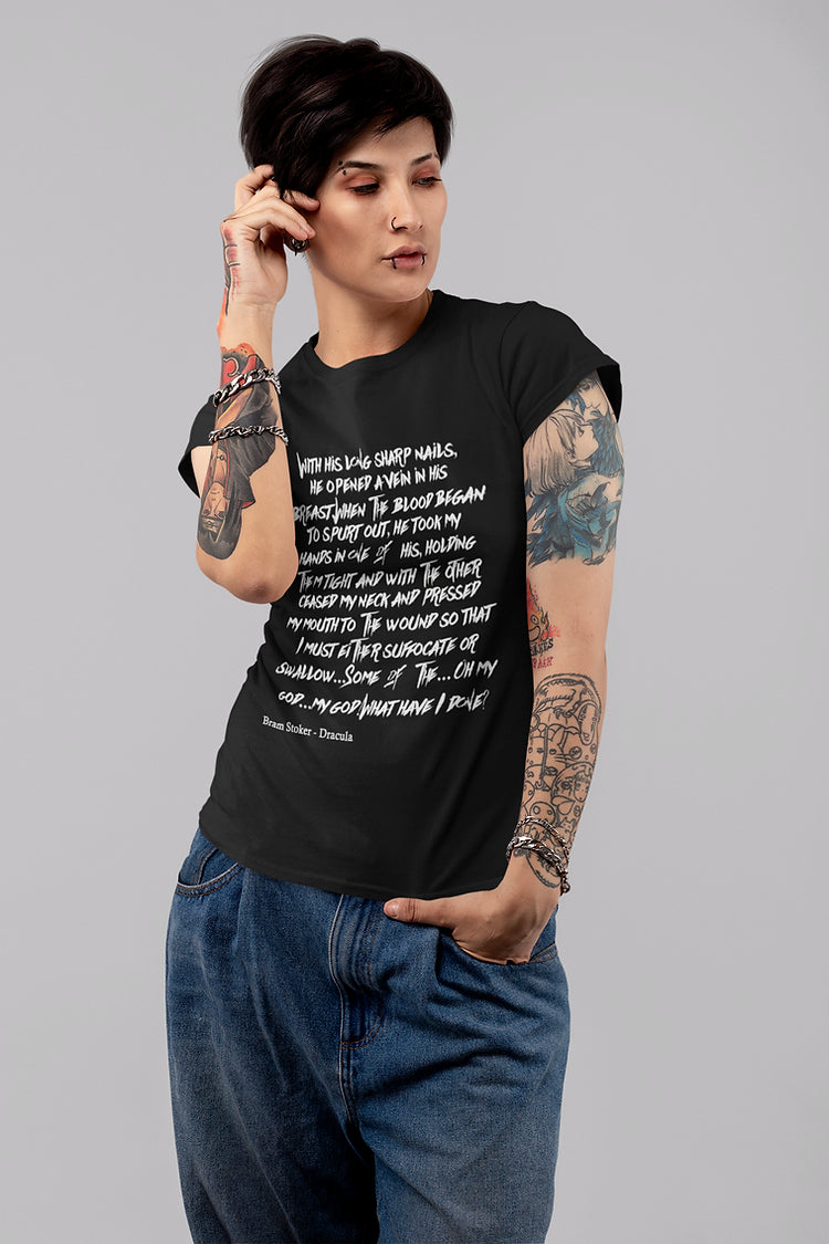 With long sharp nails