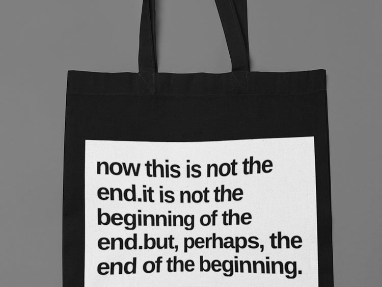 Now this is not the end