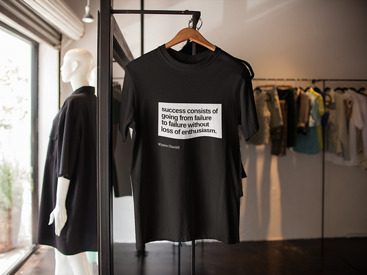 Success consist of going from failure to failure