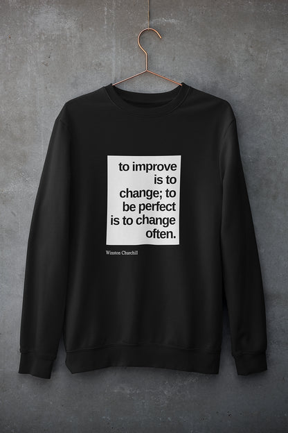 To improve is to change