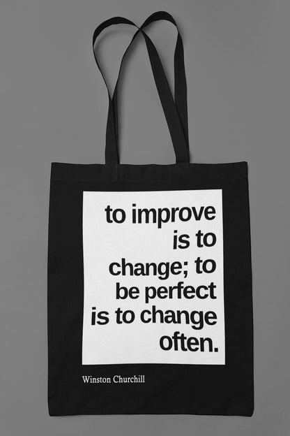 To improve is to change